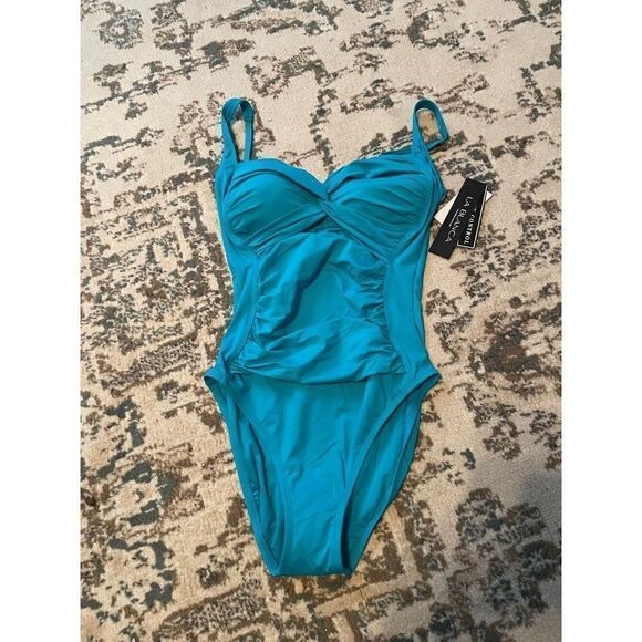 La Blanca NWT Women's Size 8 Tummy Control One Piece - Picture 7 of 7